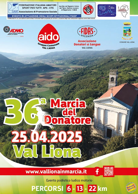 36ˆ Marcia del donatore - Val Liona