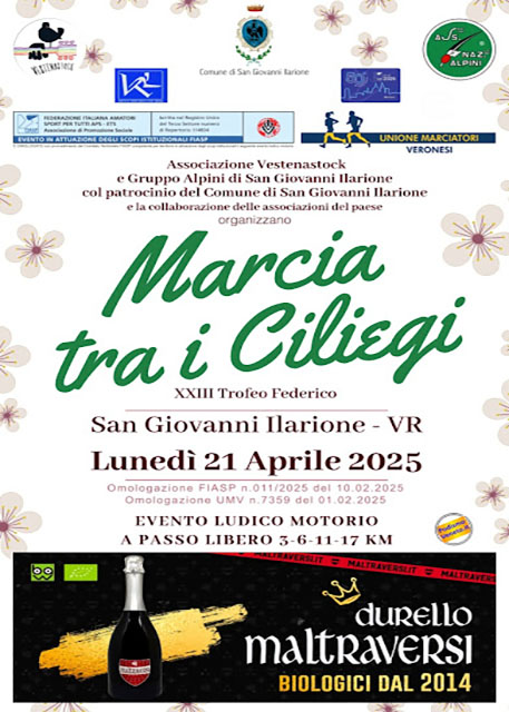 Marcia tra i ciliegi 2025- San Giovanni Ilarione
