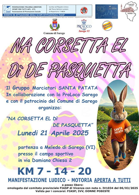Na corsetta el dì de Pasquetta - Meledo di Sarego