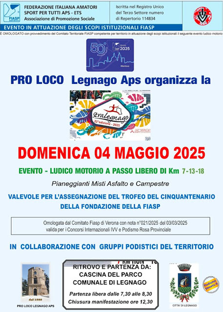 22ˆ StraLegnago - Legnago 22ˆ StraLegnago - Legnago