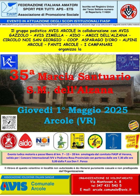 35ˆ Marcia Santuario S.M. dell’Alzana - Arcole 35ˆ Marcia Santuario S.M. dell’Alzana - Arcole