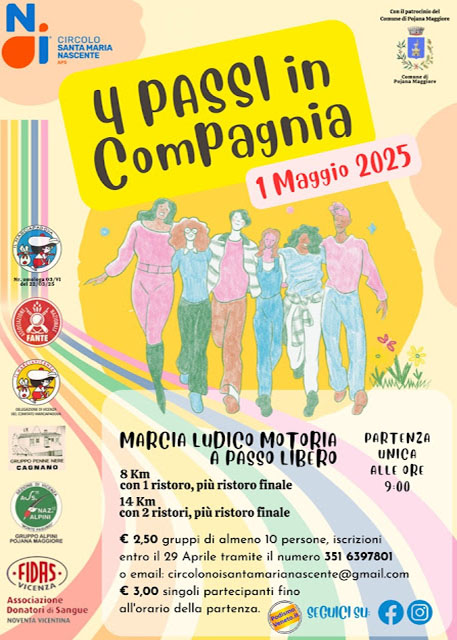 4 Passi in compagnia 2025 - Pojana Maggiore 4 Passi in compagnia 2025 - Pojana Maggiore