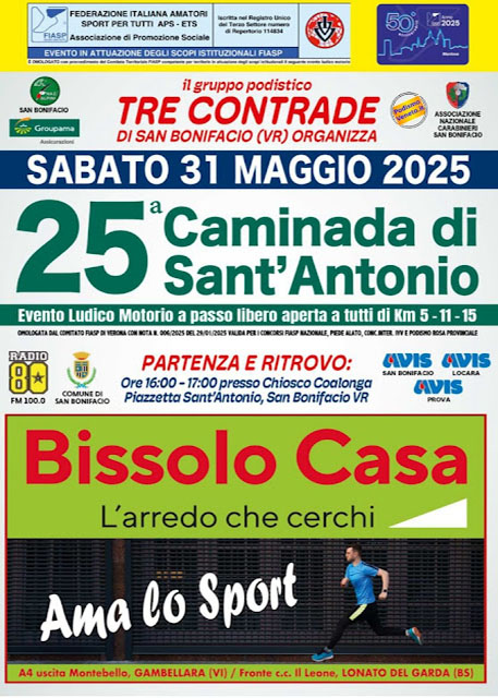 25ˆ Caminada di Sant’Antonio - San Bonifacio 25ˆ Caminada di Sant’Antonio - San Bonifacio